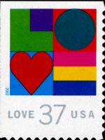 Scott 3657<br />37c Love: Quilt (CB)<br />Convertible Booklet Single<br /><span class=quot;smallerquot;>(reference or stock image)</span>