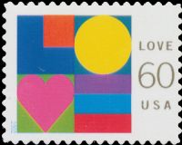 Scott 3658<br />60c Love: Quilt<br />Pane Single<br /><span class=quot;smallerquot;>(reference or stock image)</span>