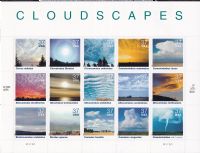 Scott 3878<br />37c Cloudscapes<br />Pane of 15 #3878a-3878o (15 designs)<br /><span class=quot;smallerquot;>(reference or stock image)</span>