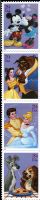 Scott 4025-4028; 4028a<br />39c Art of Disney - Romance<br />Pane Vertical Strip of 4 #4028a (4 designs)<br /><span class=quot;smallerquot;>(reference or stock image)</span>
