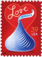 Scott 4122<br />39c Love: Hersheys Kiss (CB)<br />Convertible Booklet Single<br /><span class=quot;smallerquot;>(reference or stock image)</span>