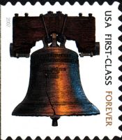 Scott 4126<br />Forever Liberty Bell - Small microprint - 2007 Date (DSB)<br />Double-Sided Booklet Single<br /><span class=quot;smallerquot;>(reference or stock image)</span>