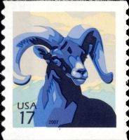 Scott 4140<br />17c Big Horn Sheep (Coil)<br />Coil Single<br /><span class=quot;smallerquot;>(reference or stock image)</span>