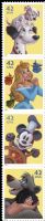 Scott 4342-4345; 4345a<br />42c The Art of Disney - Imagination<br />Pane Vertical Strip of 4<br /><span class=quot;smallerquot;>(reference or stock image)</span>