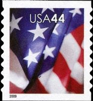 Scott 4393<br />44c American Flag (Coil)<br />Coil Single<br /><span class=quot;smallerquot;>(reference or stock image)</span>