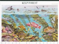Scott 4423<br />44c Kelp Forest<br />Pane of 10 #4423a-4423j (10 designs)<br /><span class=quot;smallerquot;>(reference or stock image)</span>