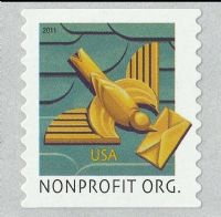 Scott 4495<br />(5c) Art Deco Bird - NONPROFIT ORG. (Coil)<br />Coil Single<br /><span class=quot;smallerquot;>(reference or stock image)</span>