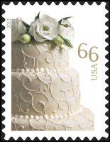 Scott 4735<br />66c Wedding Cake<br />Pane Single<br /><span class=quot;smallerquot;>(reference or stock image)</span>