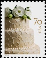 Scott 4867<br />70c Wedding Cake<br />2014 Date; Pane Single<br /><span class=quot;smallerquot;>(reference or stock image)</span>