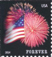 Scott 4869<br />Forever Star-Spangled Banner - w/o microprint (DSB)<br />Double-Sided Booklet Pane Single<br /><span class=quot;smallerquot;>(reference or stock image)</span>