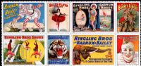 Scott 4898-4905; 4905a<br />Forever Vintage Circus Posters<br />Pane Block of 8 #4905a (8 designs)<br /><span class=quot;smallerquot;>(reference or stock image)</span>