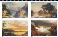 Scott 4917-4920; 4920a<br />Forever Hudson River School Paintings (DSB)<br />Double-Sided Booklet Block of 4 #4917-4920 (4 designs)<br /><span class=quot;smallerquot;>(reference or stock image)</span>