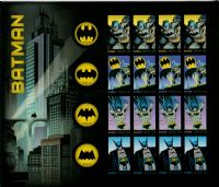 Scott 4935b<br />Forever Batman and Bat Signals<br />Pane of 20 #4928-4935 (8 designs)<br /><span class=quot;smallerquot;>(reference or stock image)</span>