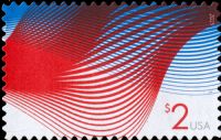Scott 4954<br />$2.00 Patriotic Wave<br />Pane Single<br /><span class=quot;smallerquot;>(reference or stock image)</span>
