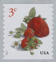 Scott 5201<br />3c Strawberries (Coil)<br />Coil Single<br /><span class=quot;smallerquot;>(reference or stock image)</span>