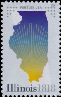 Scott 5274<br />Forever Illinois Statehood<br />Pane Single<br /><span class=quot;smallerquot;>(reference or stock image)</span>