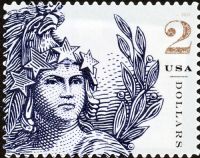 Scott 5296<br />$2.00 Statue of Freedom<br />Pane Single<br /><span class=quot;smallerquot;>(reference or stock image)</span>