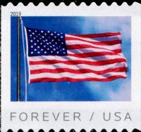 Scott 5343<br />Forever U.S. Flag (Coil)<br />Coil Single<br /><span class=quot;smallerquot;>(reference or stock image)</span>