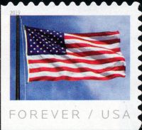 Scott 5344<br />Forever U.S. Flag (DSB)<br />Double-Sided Booklet Pane Single<br /><span class=quot;smallerquot;>(reference or stock image)</span>