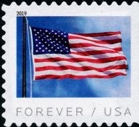 Scott 5345<br />Forever U.S. Flag (DSB)<br />Double-Sided Booklet Pane Single<br /><span class=quot;smallerquot;>(reference or stock image)</span>