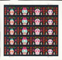Scott 5643c<br />Forever Day of the Dead<br />Pane of 20 #5640a-5643a (4 designs)<br /><span class=quot;smallerquot;>(reference or stock image)</span>