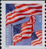Scott 5656<br />Forever U.S. Flags (Coil)<br />Coil Single<br /><span class=quot;smallerquot;>(reference or stock image)</span>