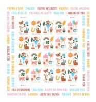 Scott 5807c<br />Forever Thinking of You<br />Pane of 20 #5803a-5807a (5 designs)<br /><span class=quot;smallerquot;>(reference or stock image)</span>