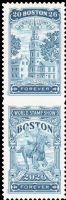 Scott 6029-6030; 6030a<br />Forever Boston Stamp Expo 2026 (2 designs)<br />Pane Verical Pair<br /><span class=quot;smallerquot;>(reference or stock image)</span>