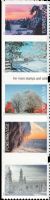 Scott 6038-6042; 6042a (DSB)<br />Forever Winter Landscapes (5 designs)<br />Double-Sided Vertical Strip of 5<br /><span class=quot;smallerquot;>(reference or stock image)</span>