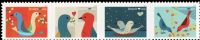 Scott 6046-6049; 6049a<br />Forever Love - Doves<br />Horizontal Strip of 4 #6046-6049 (4 designs)<br /><span class=quot;smallerquot;>(reference or stock image)</span>