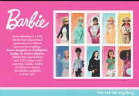 Scott 6115<br />Forever Barbie<br />Pane of 10<br /><span class=quot;smallerquot;>(reference or stock image)</span>