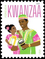 Scott 6124<br />Forever Kwanzaa<br />Pane Single<br /><span class=quot;smallerquot;>(reference or stock image)</span>