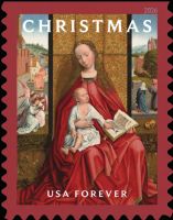 Scott 6134<br />Forever Madonna & Child<br />Double-Sided Booklet Single<br /><span class=quot;smallerquot;>(reference or stock image)</span>