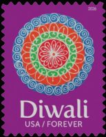 Scott 6135<br />Forever Diwali<br />Pane Single<br /><span class=quot;smallerquot;>(reference or stock image)</span>