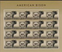 Scott 6099a<br />Forever American Bison<br />Pane of 20<br /><span class=quot;smallerquot;>(reference or stock image)</span>