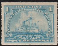 Scott R163<br />1c Battleship - Pale-rose<br /><span class=quot;smallerquot;>(reference or stock image)</span>
