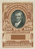 Scott R179<br />$100.00 John Marshall - Yellow-brown & Black<br /><span class=quot;smallerquot;>(reference or stock image)</span>