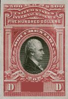 Scott R180<br />$500.00 Alexander Hamilton - Carmine-lake & Black<br /><span class=quot;smallerquot;>(reference or stock image)</span>