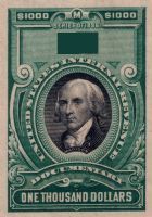 Scott R181<br />$1,000.00 James Madison - Green & Black<br /><span class=quot;smallerquot;>(reference or stock image)</span>