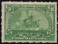 Scott RB20<br />1/8c Battleship - Yellow-green - Proprietary<br /><span class=quot;smallerquot;>(reference or stock image)</span>