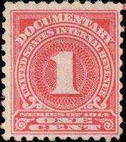 Scott R196<br />1c Numeral - Rose<br /><span class=quot;smallerquot;>(reference or stock image)</span>