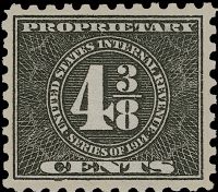 Scott RB42<br />4 3/8c Numeral - Inscribed quot;Series of 1914quot; - Black<br /><span class=quot;smallerquot;>(reference or stock image)</span>