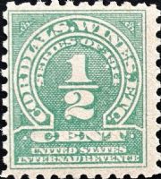 Scott RE17<br />1/2c Cordials, Wines, Etc. - Green<br /><span class=quot;smallerquot;>(reference or stock image)</span>