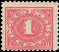 Scott R228<br />1c Numeral 1 - Carmine-rose<br /><span class=quot;smallerquot;>(reference or stock image)</span>