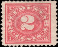 Scott R229<br />2c Numeral 2 - Carmine-rose<br /><span class=quot;smallerquot;>(reference or stock image)</span>