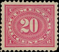 Scott R235<br />20c Numeral 20 - Carmine-rose<br /><span class=quot;smallerquot;>(reference or stock image)</span>