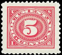 Scott R261<br />5c Numeral 5 - Carmine-rose<br /><span class=quot;smallerquot;>(reference or stock image)</span>