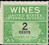Scott RE112<br />2c Wines - Green & Black<br /><span class=quot;smallerquot;>(reference or stock image)</span>