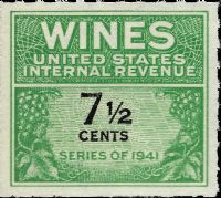 Scott RE120<br />7 1/2c Wines - Green & Black<br /><span class=quot;smallerquot;>(reference or stock image)</span>