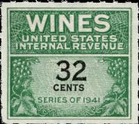 Scott RE134<br />32c Wines - Green & Black<br /><span class=quot;smallerquot;>(reference or stock image)</span>